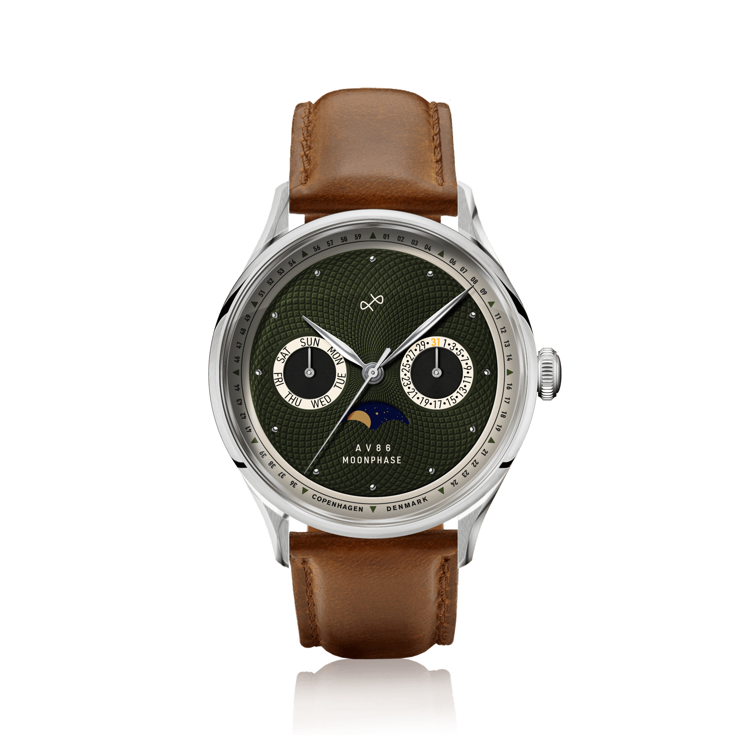 1968 Moonphase, Steel / Green