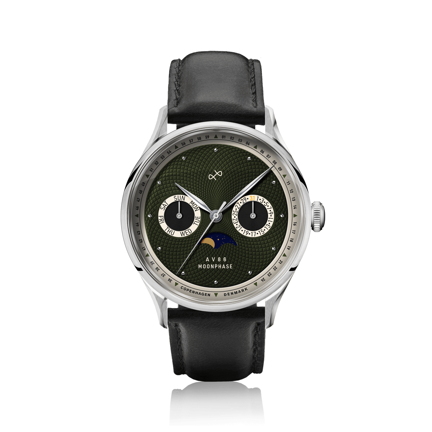 1968 Moonphase, Steel / Green