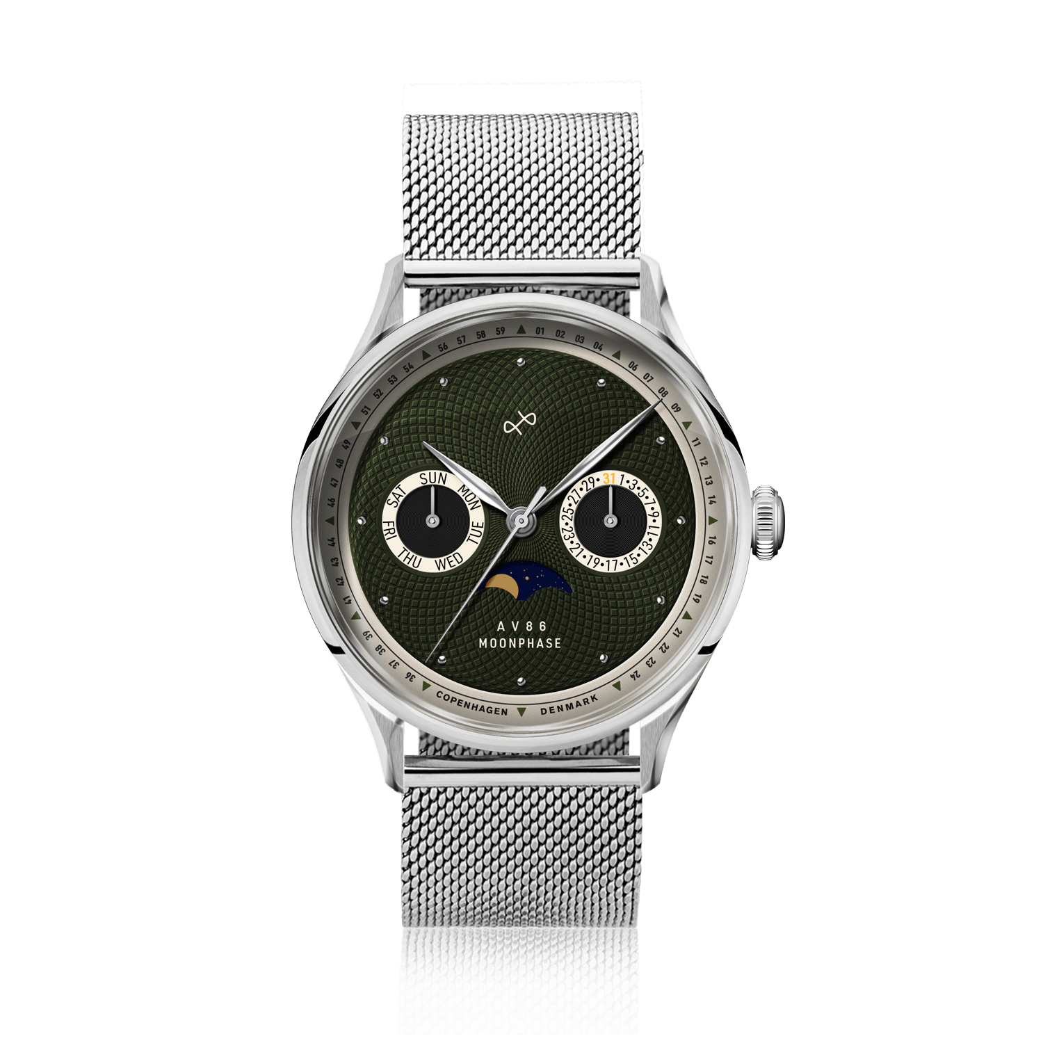 1968 Moonphase, Steel / Green