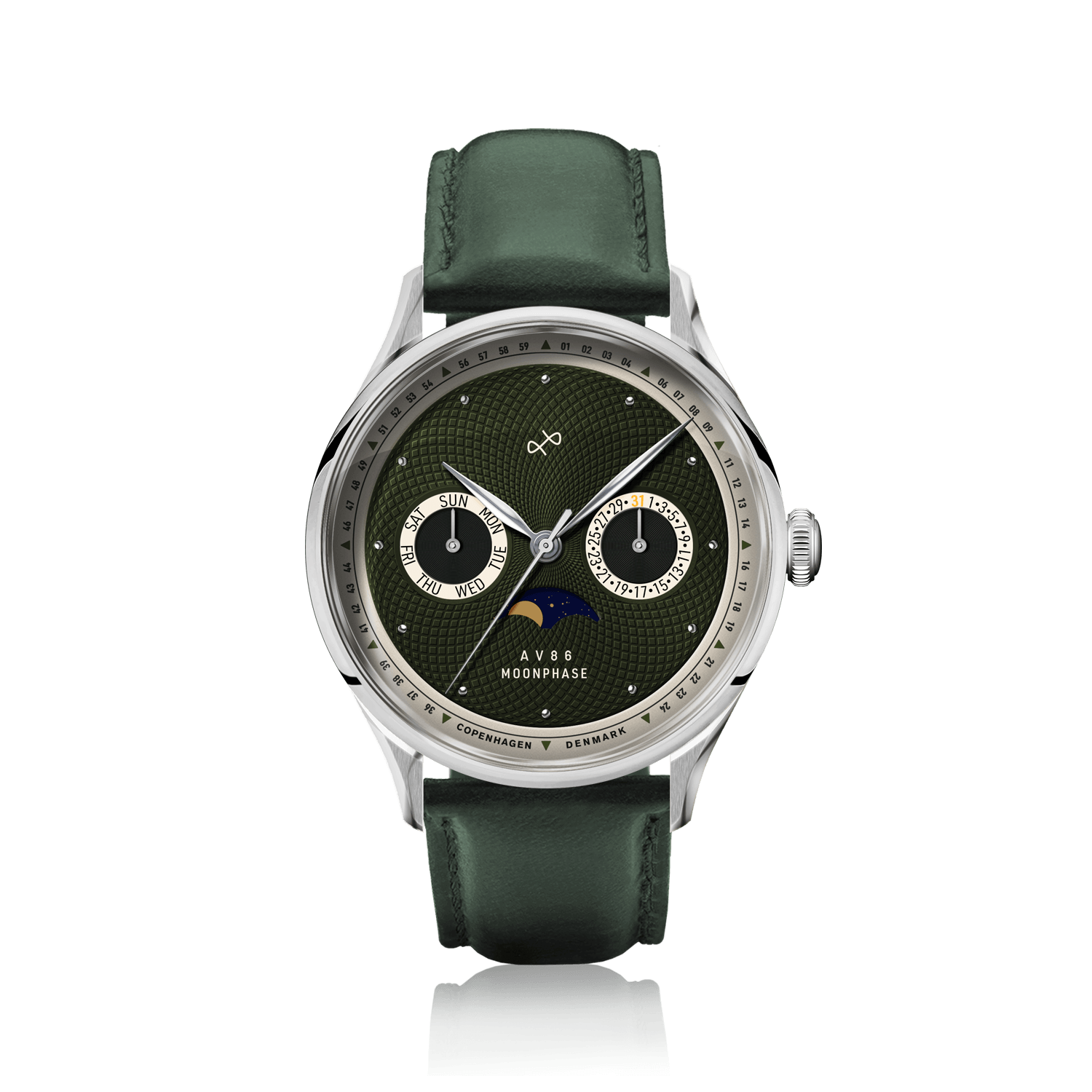 1968 Moonphase, Steel / Green