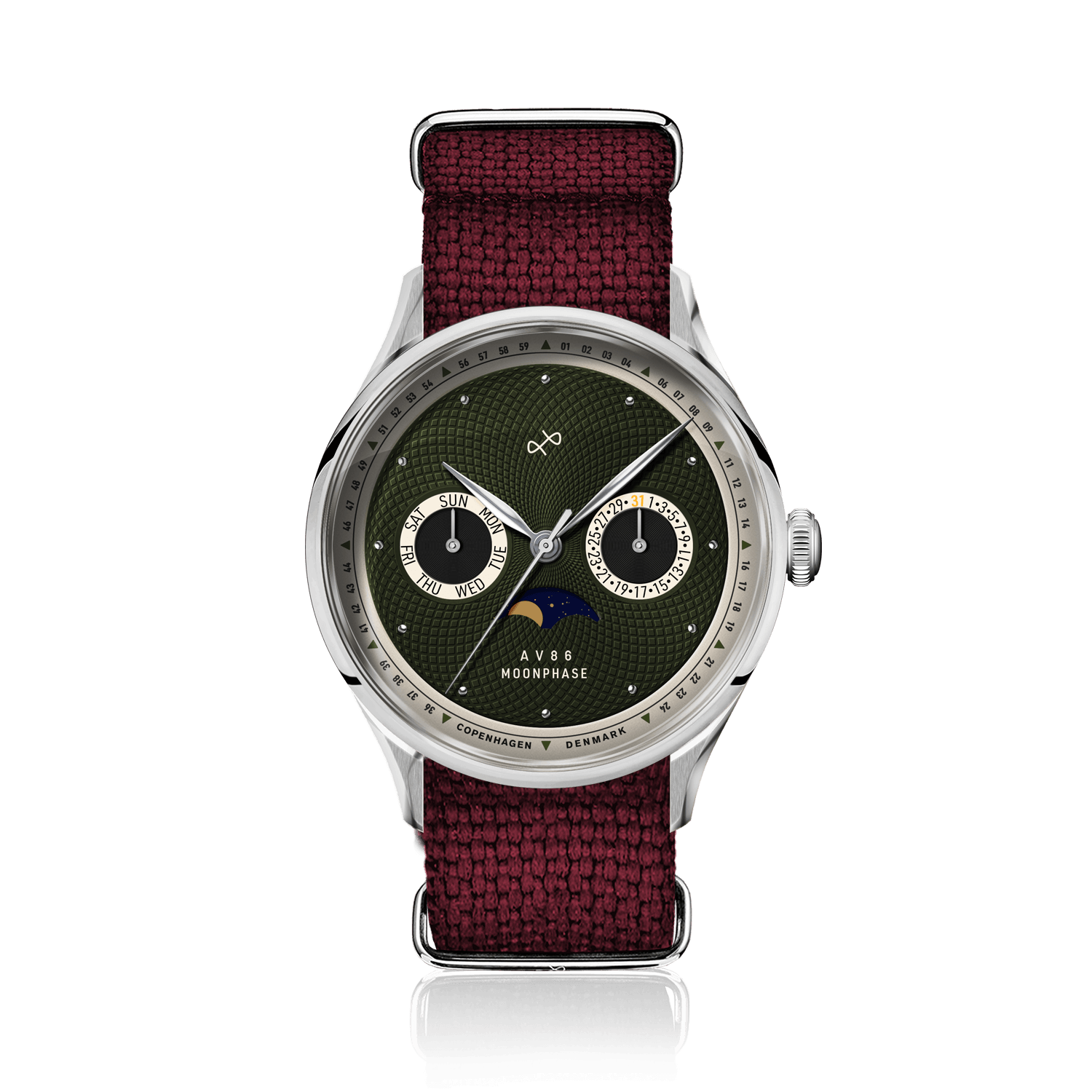 1968 Moonphase, Steel / Green