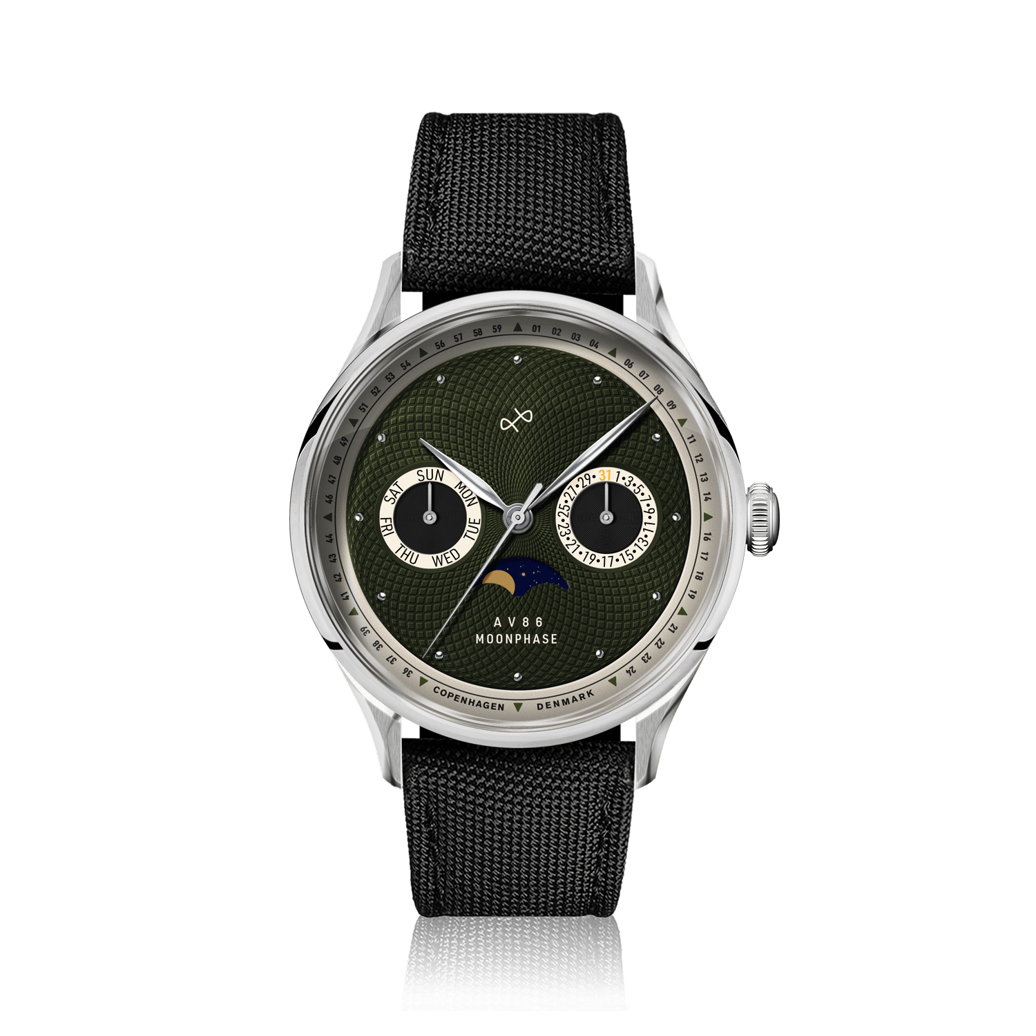 1968 Moonphase, Steel / Green