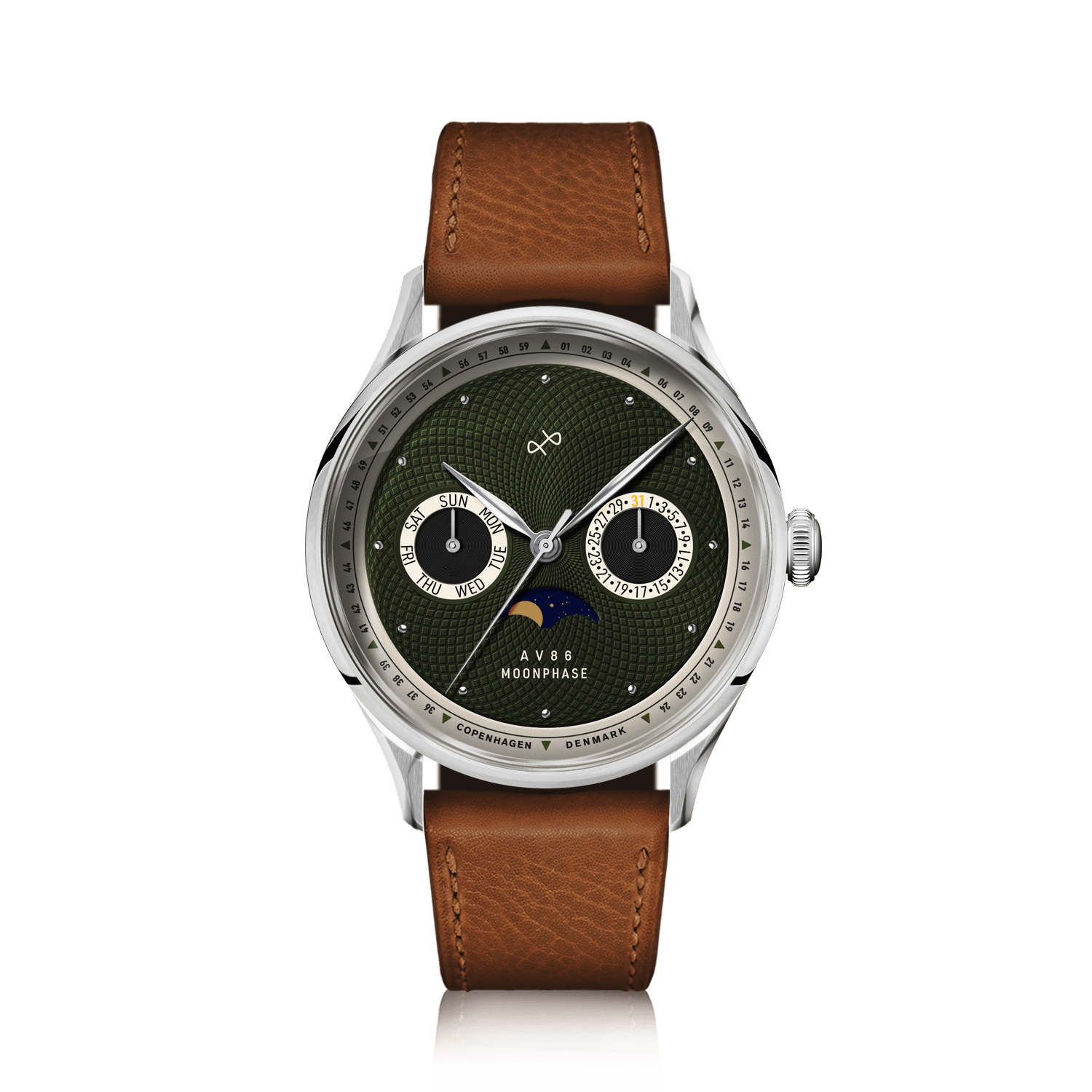 1968 Moonphase, Steel / Green
