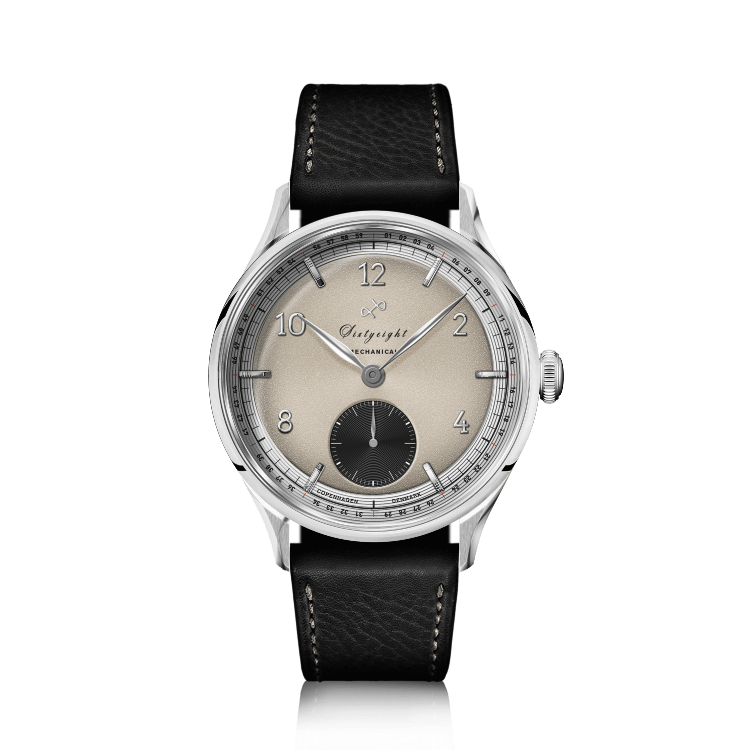 パンドラ 1968 Mechanical (Hand-Wound), Steel / Sand & Black | Free