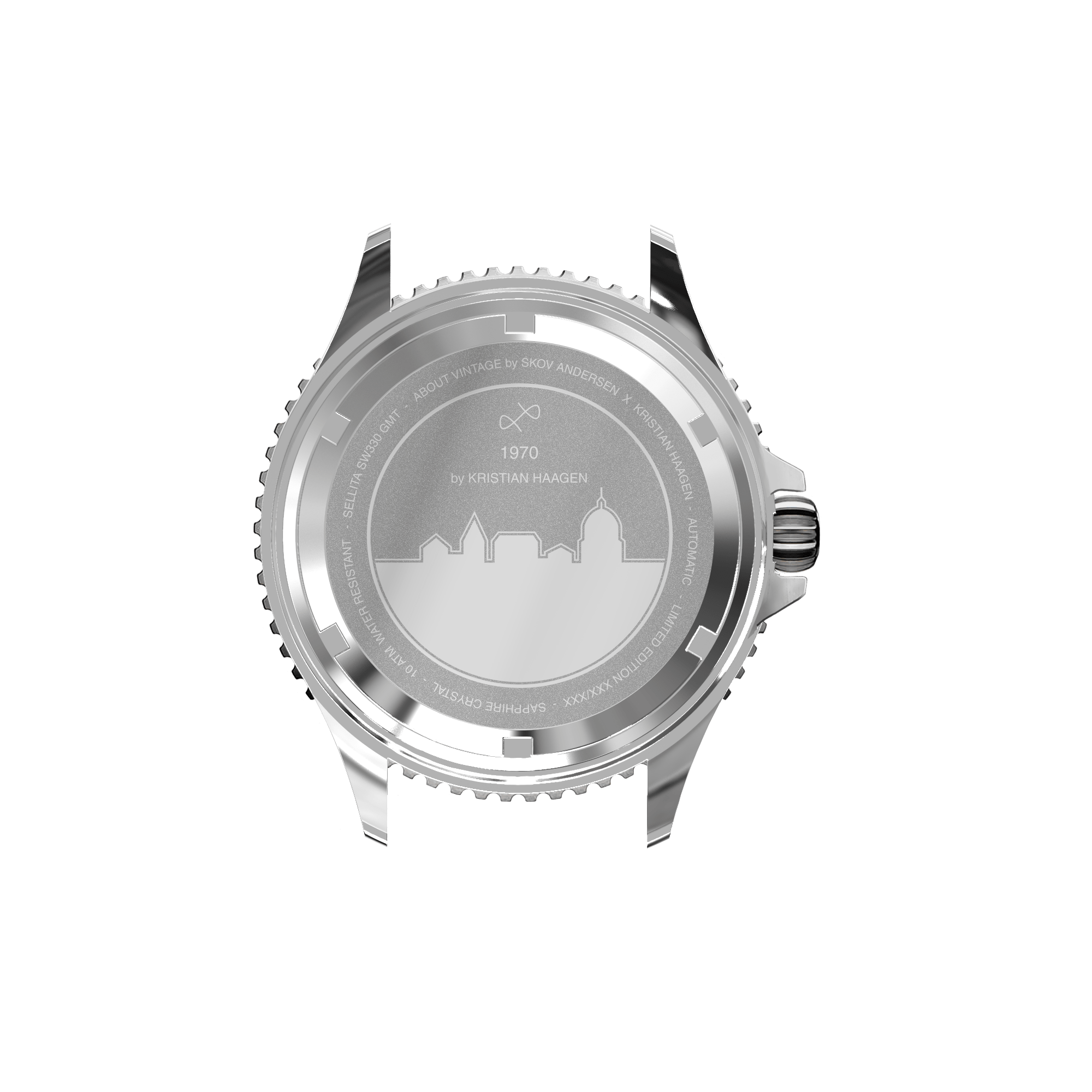 1970 Haagen GMT Automatic, Steel / Green - Swiss Made