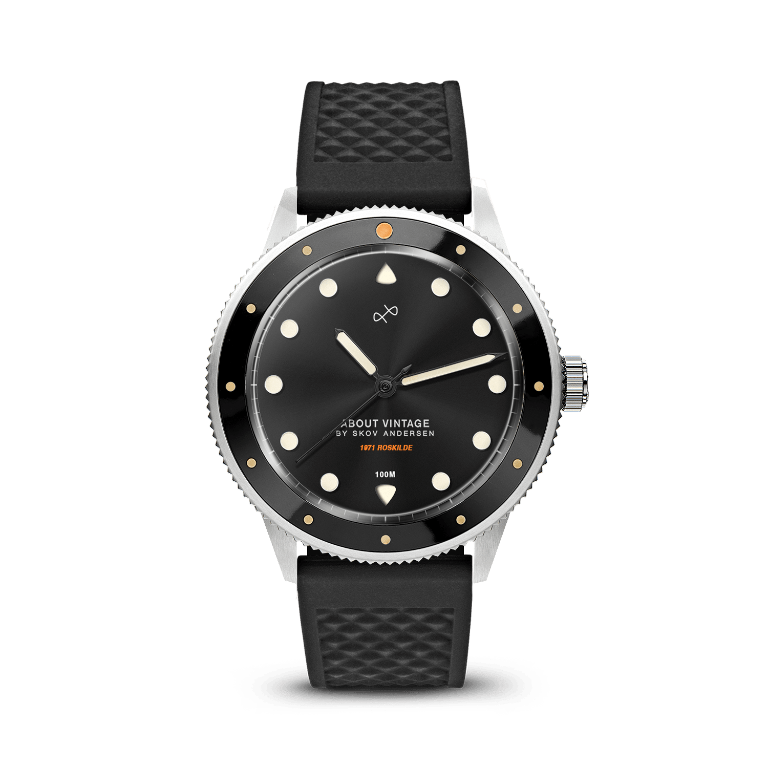 1971 Stagediver, Steel / Black – 39mm | Free engraving | AV86