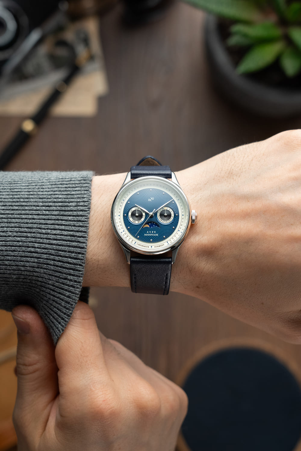 1968 Moonphase, Steel / Dark Blue