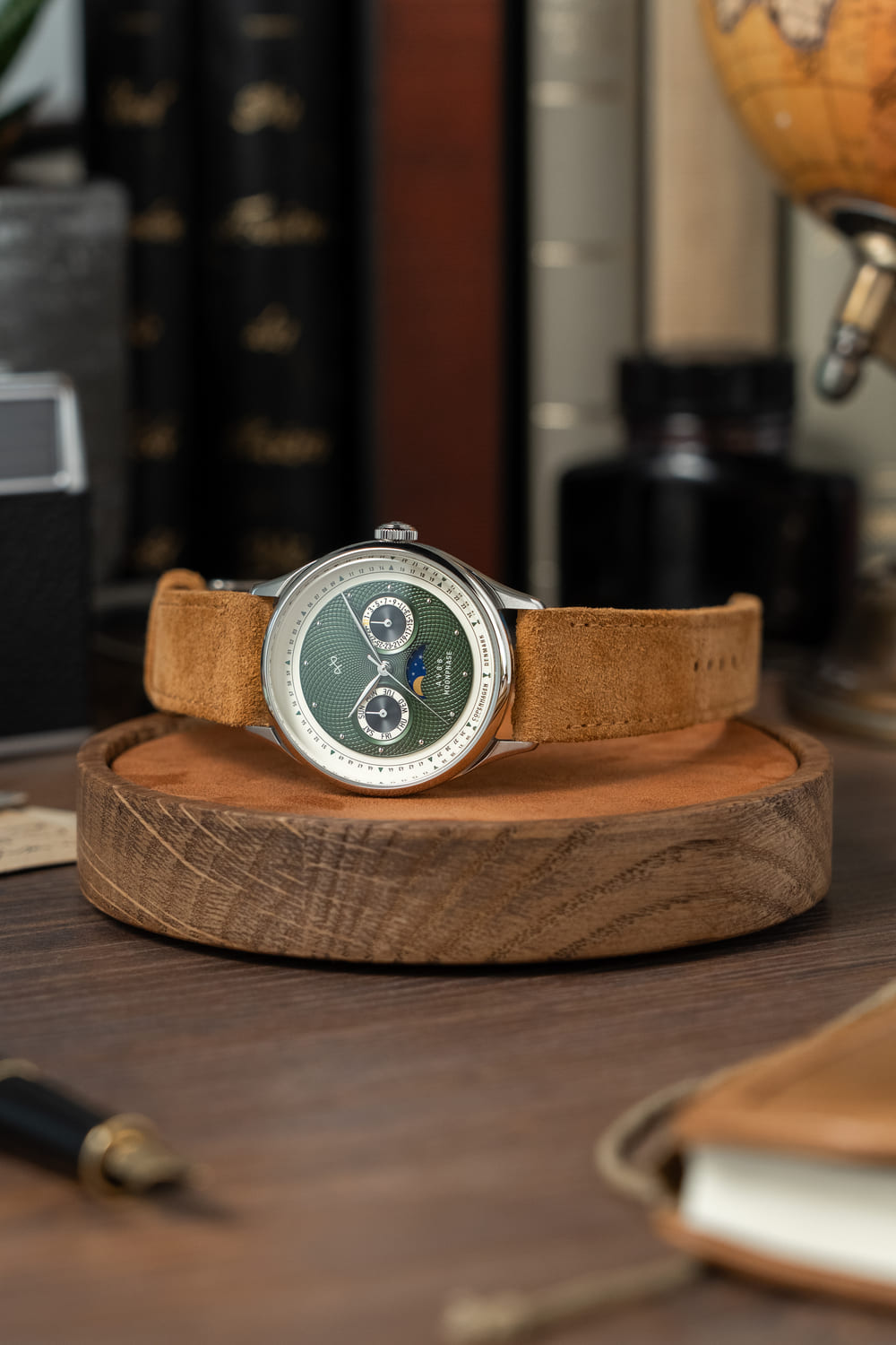 1968 Moonphase, Steel / Green