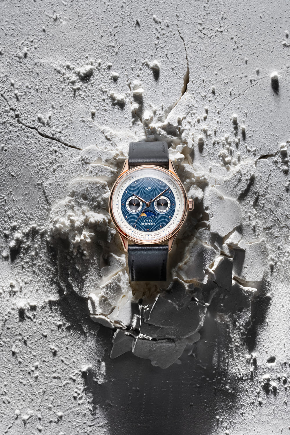 1968 Moonphase, Rose Gold / Dark Blue