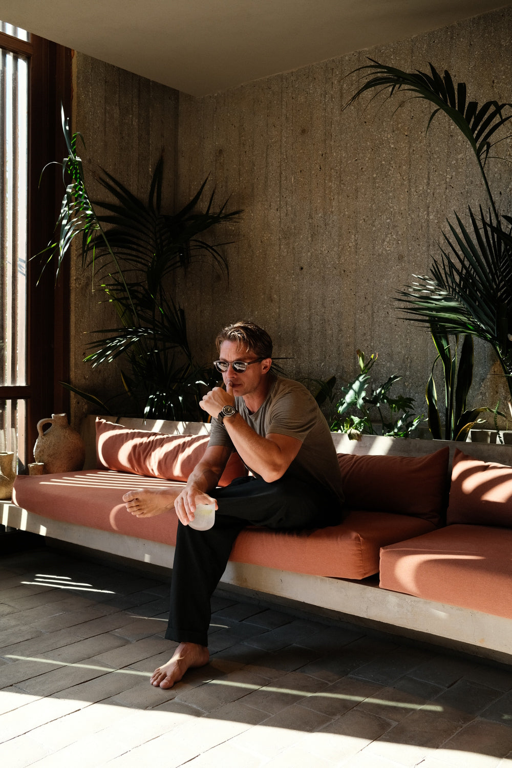 1956 Marine, Steel / Black Gilt