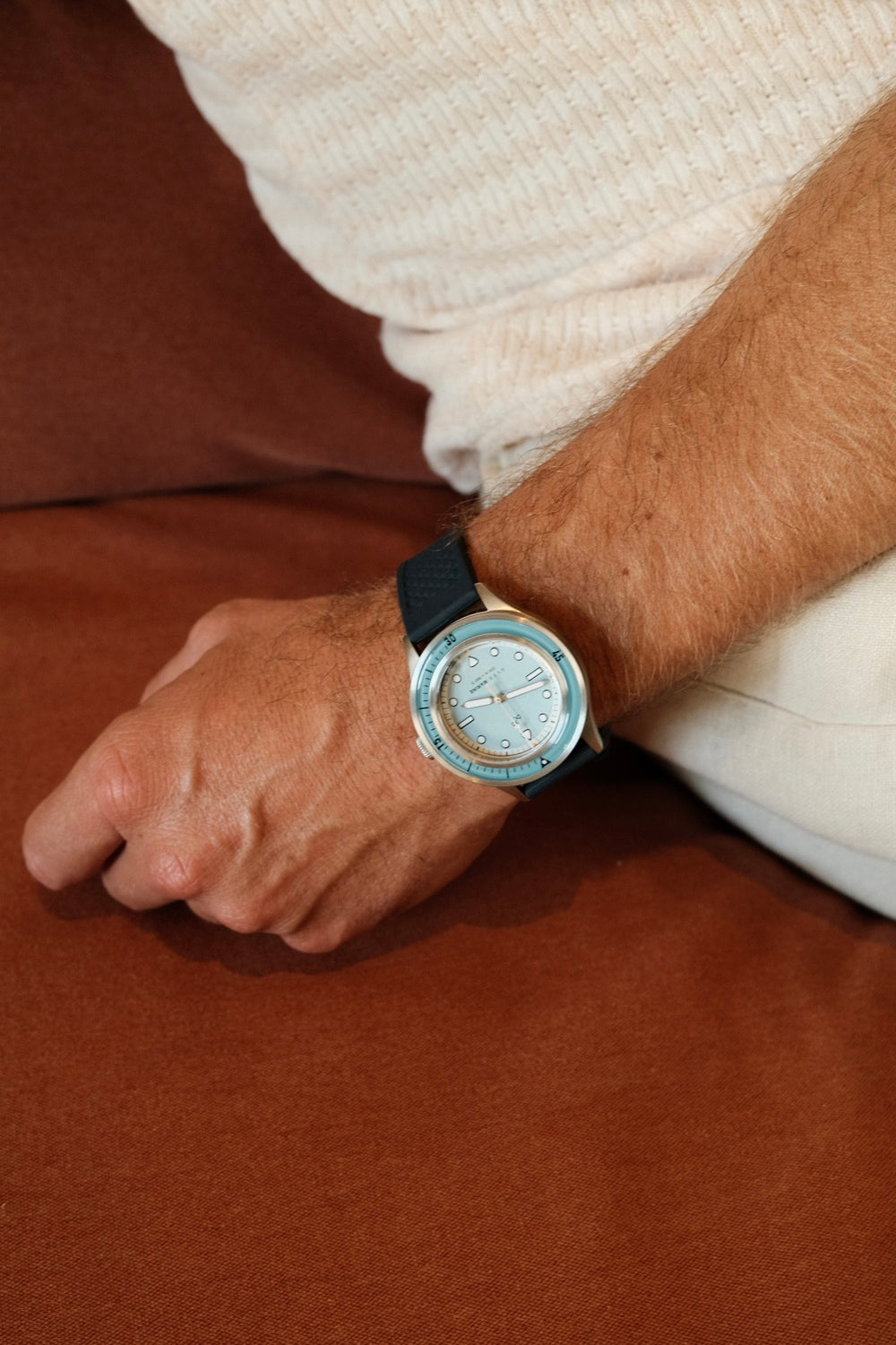 1956 Marine, Steel / Light Blue