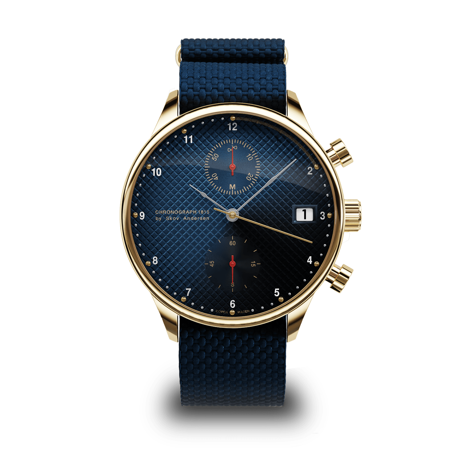 1815 Justin Gatlin, Gold / Blue Turtle | Free engraving | AV86