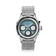 1564 Chronodate Automatic, Steel / Ice Blue & White
