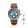 1564 Chronodate Automatic, Steel / Ice Blue & White