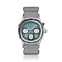 1564 Chronodate Automatic, Steel / Ice Blue & White