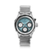 1564 Chronodate Automatic, Steel / Ice Blue & White