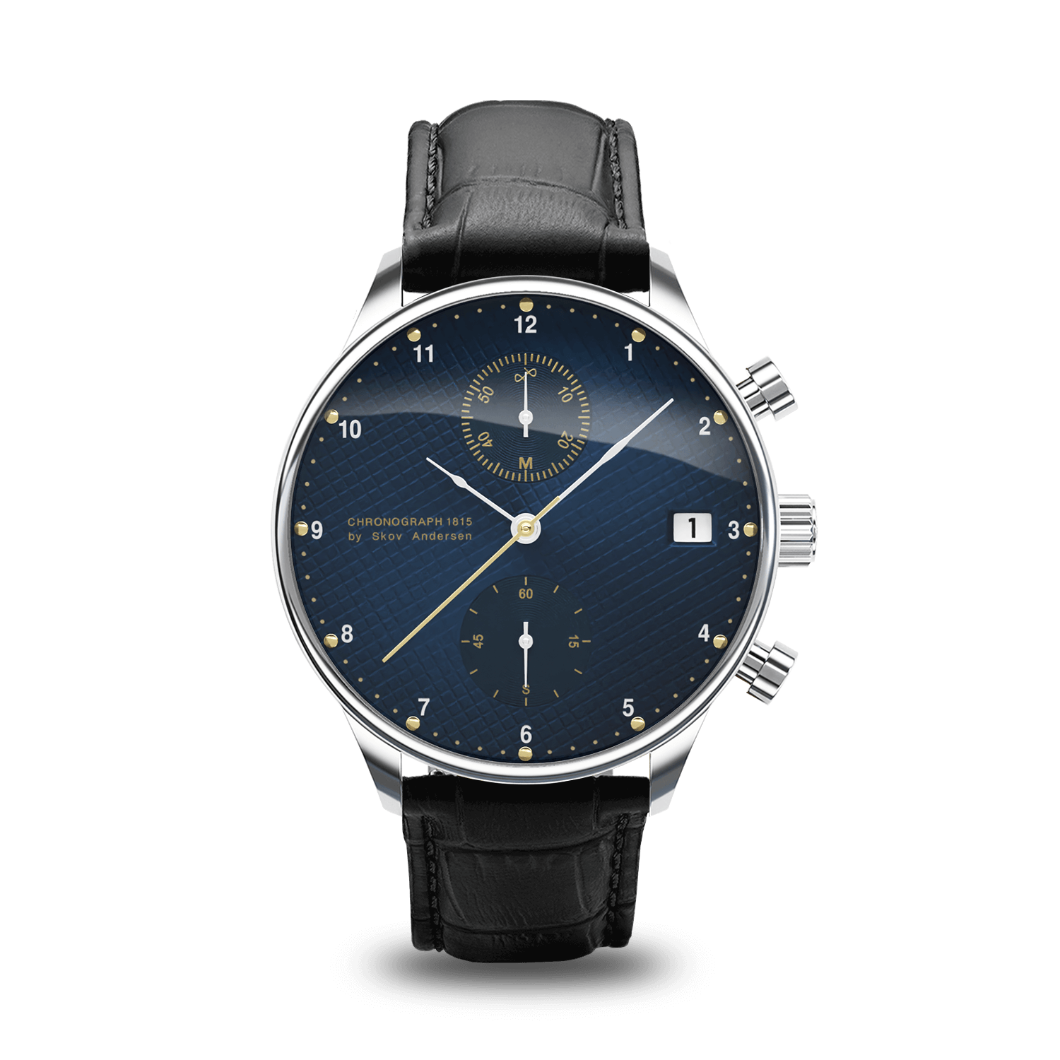 1815 Chronograph, Steel / Blue Turtle