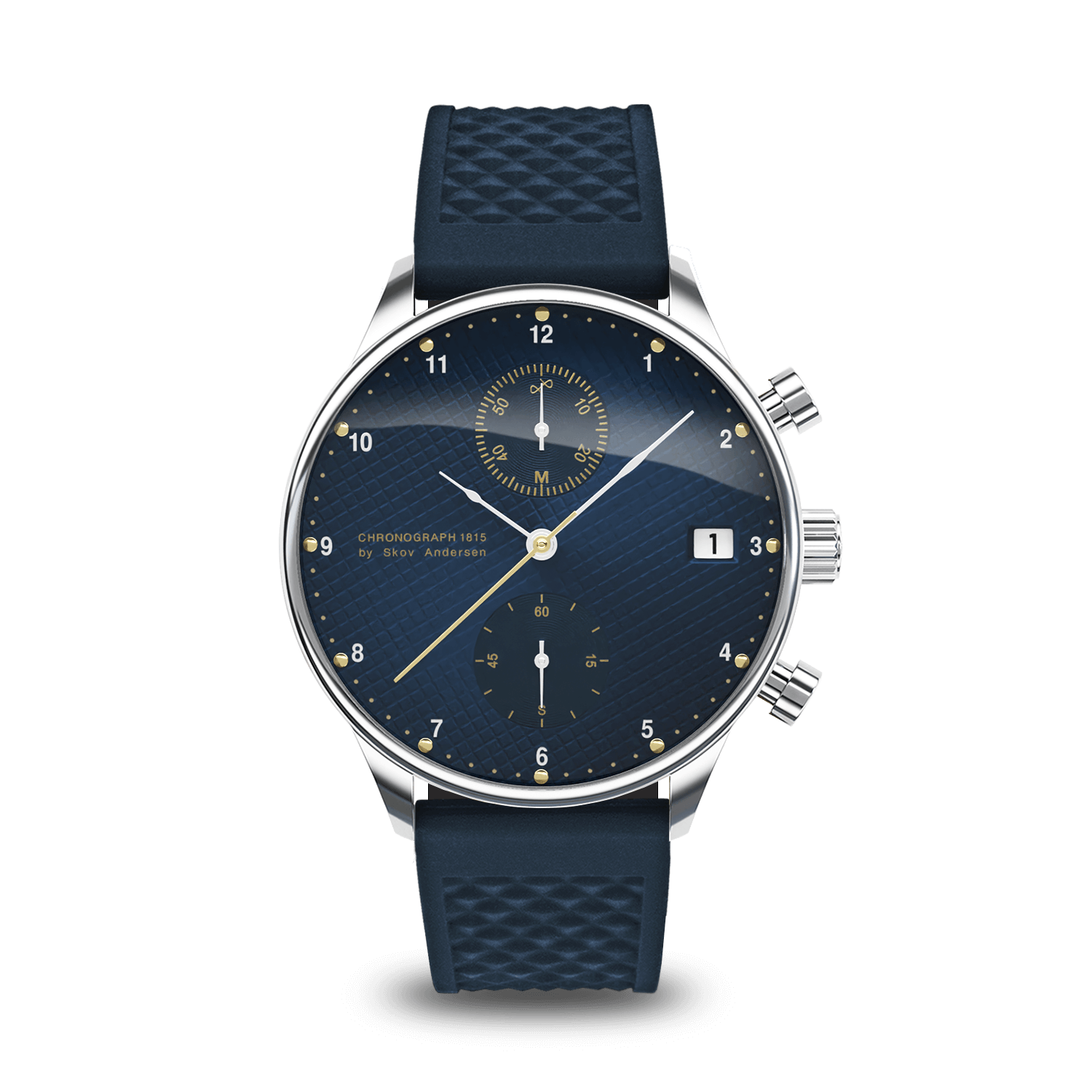 1815 Chronograph, Steel / Blue Turtle