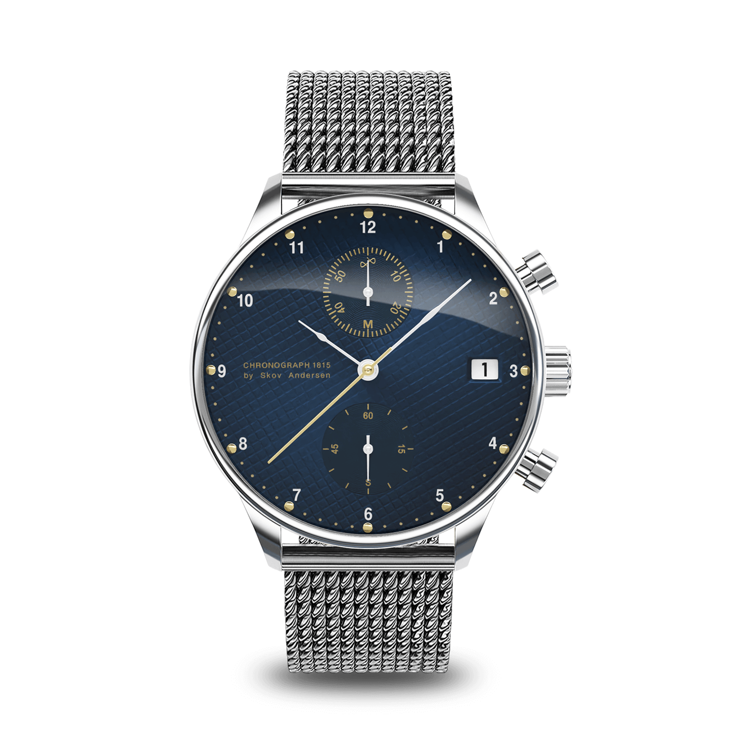 1815 Chronograph, Steel / Blue Turtle