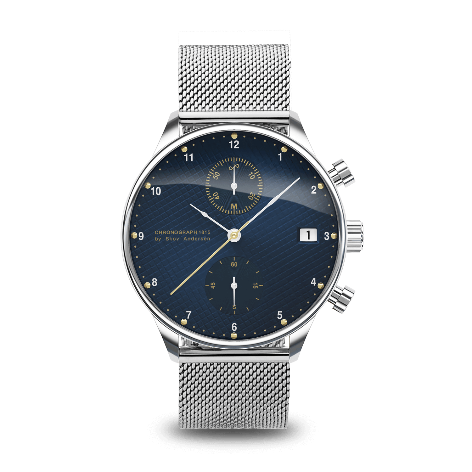 1815 Chronograph, Steel / Blue Turtle