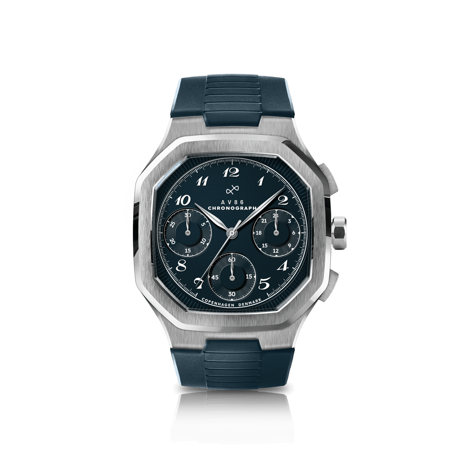 1904 Chronograph, Steel / Blue