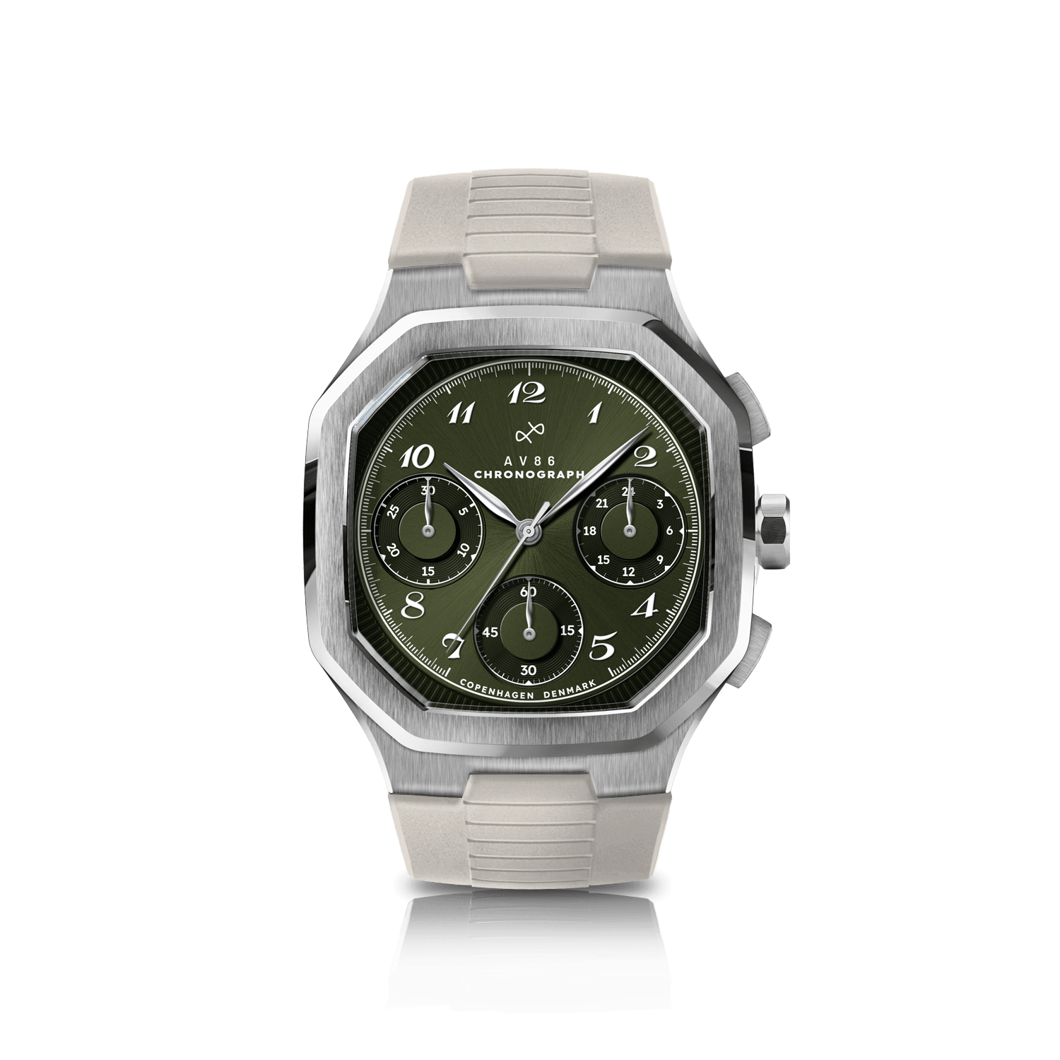 1904 Chronograph, Steel / Olive Green