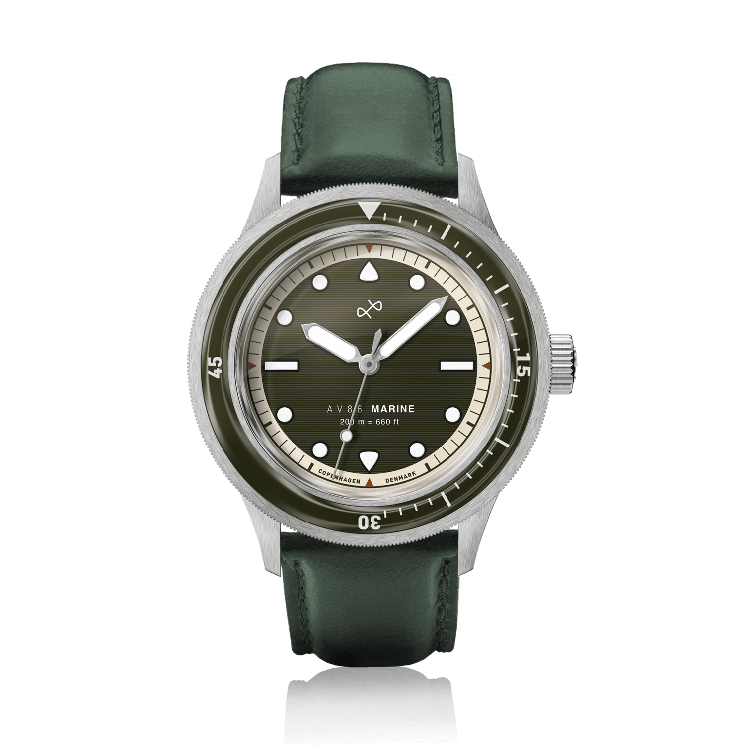 1956 Marine, Steel / Green