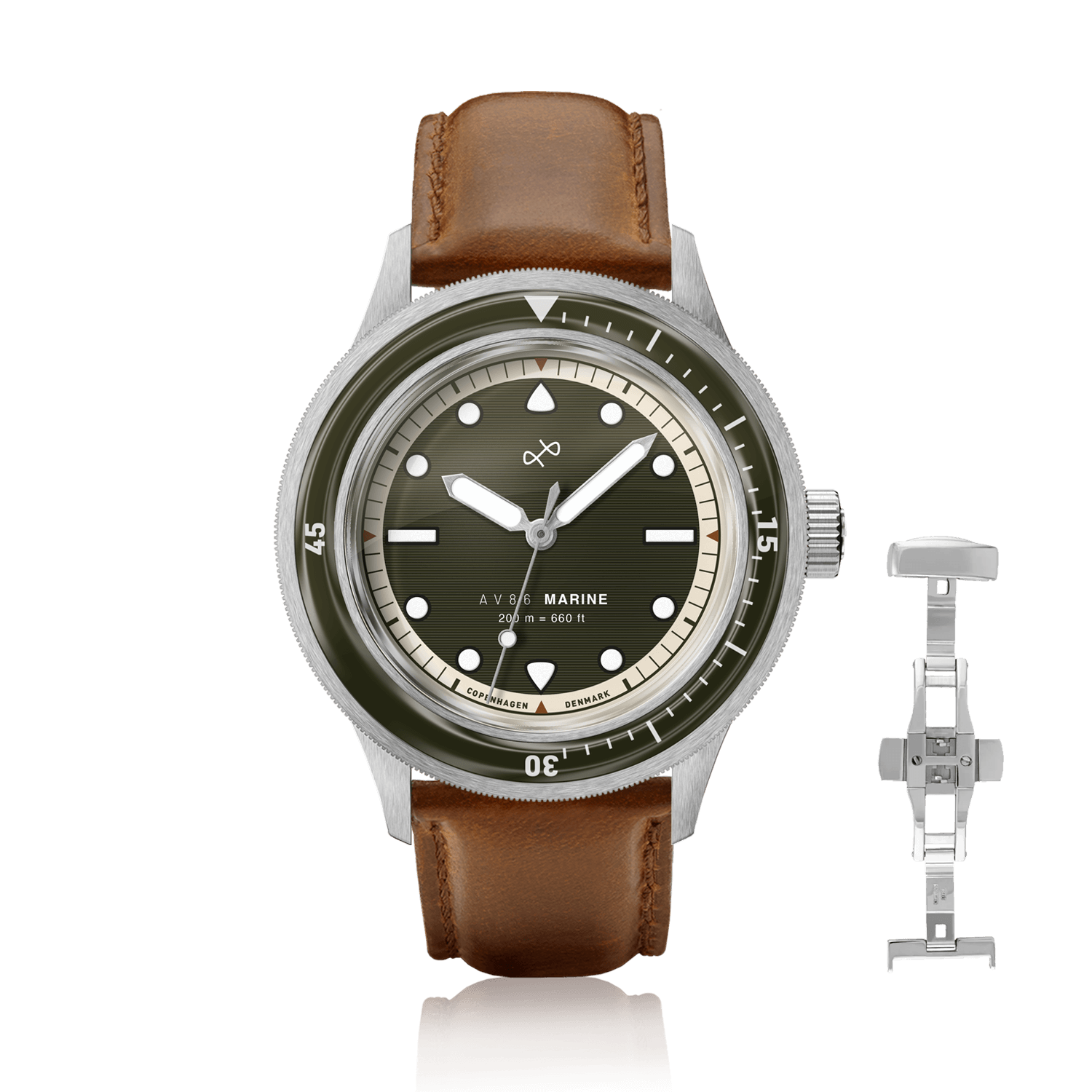 1956 Marine, Steel / Green