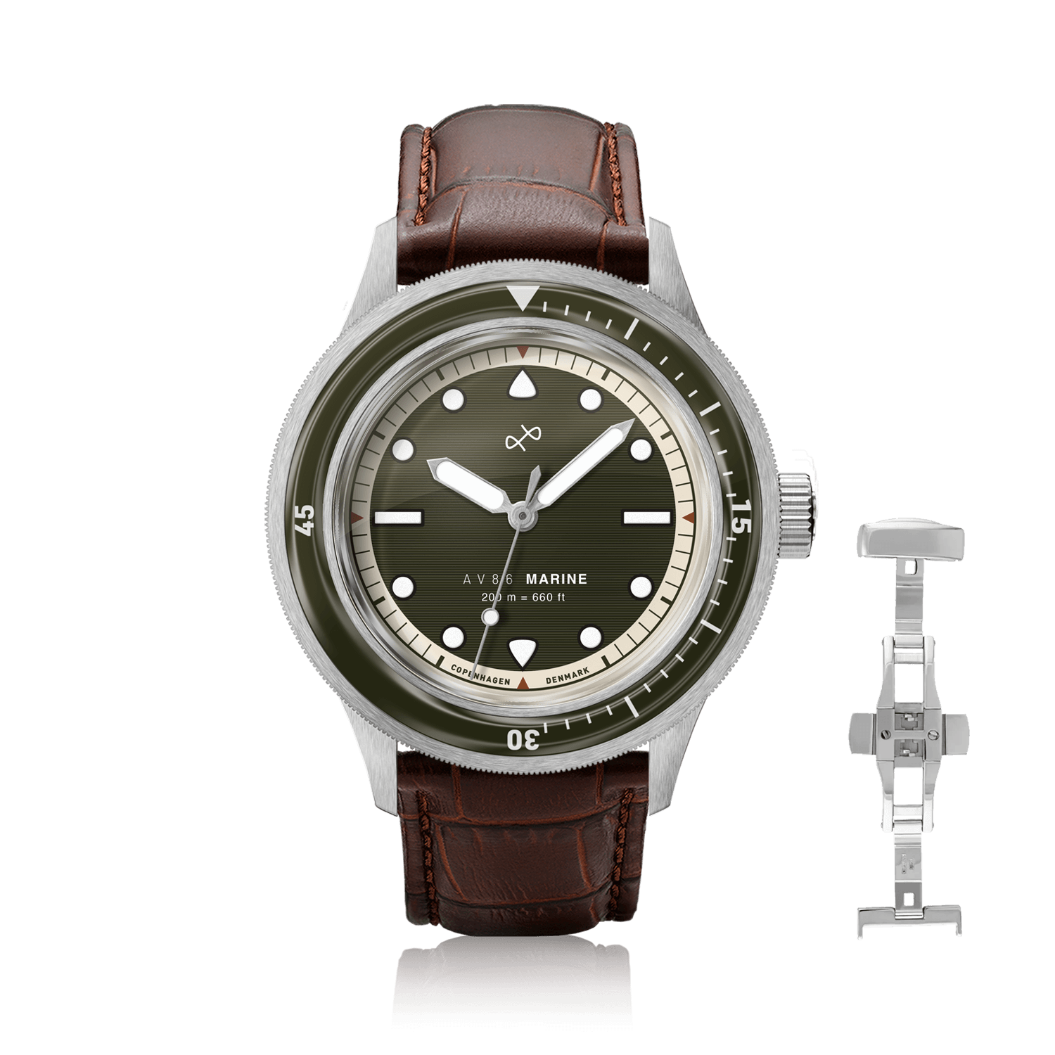 1956 Marine, Steel / Green