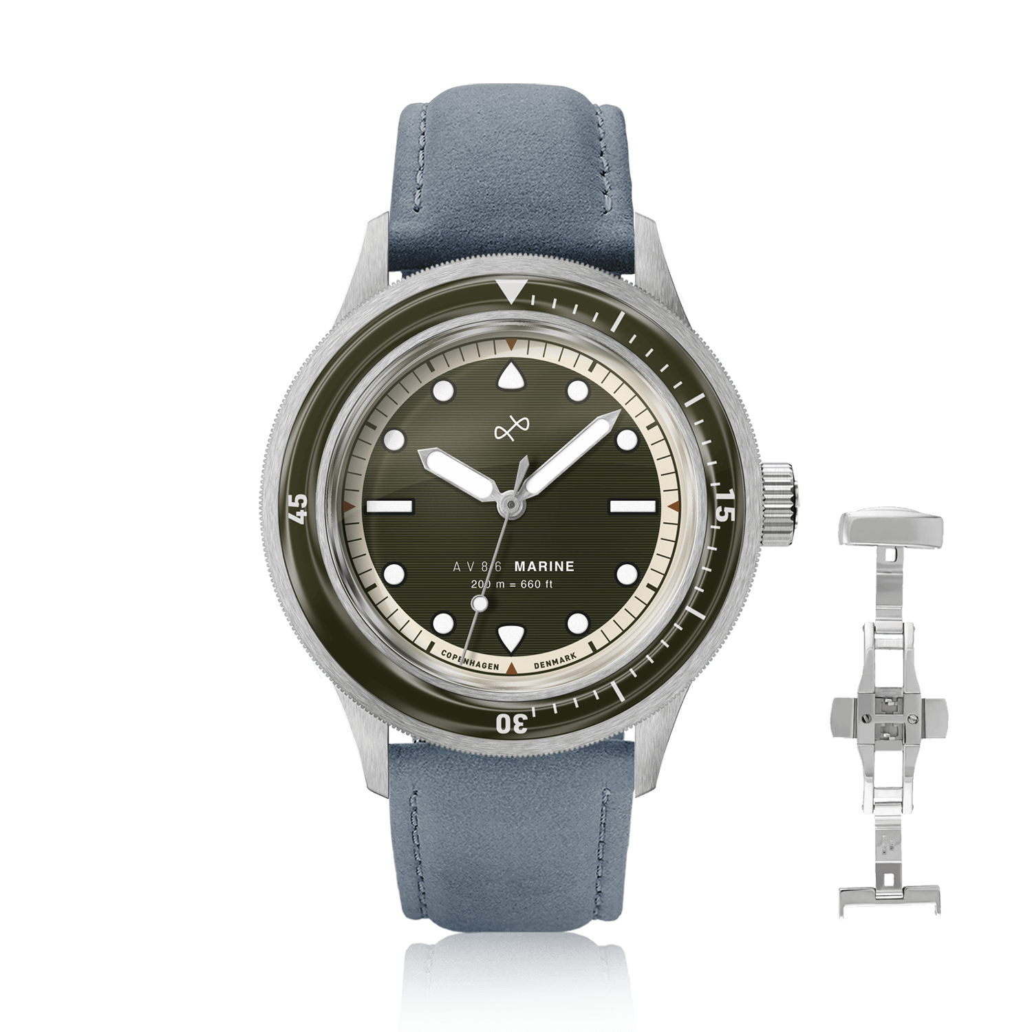 1956 Marine, Steel / Green