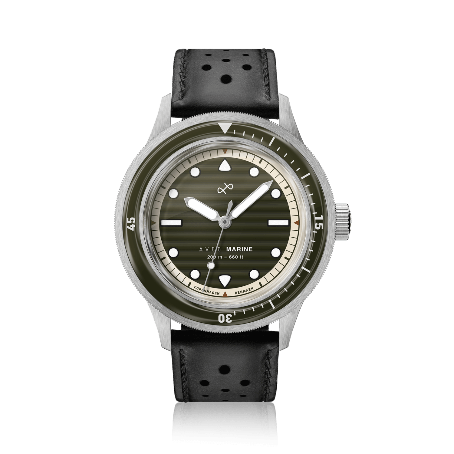 1956 Marine, Steel / Green