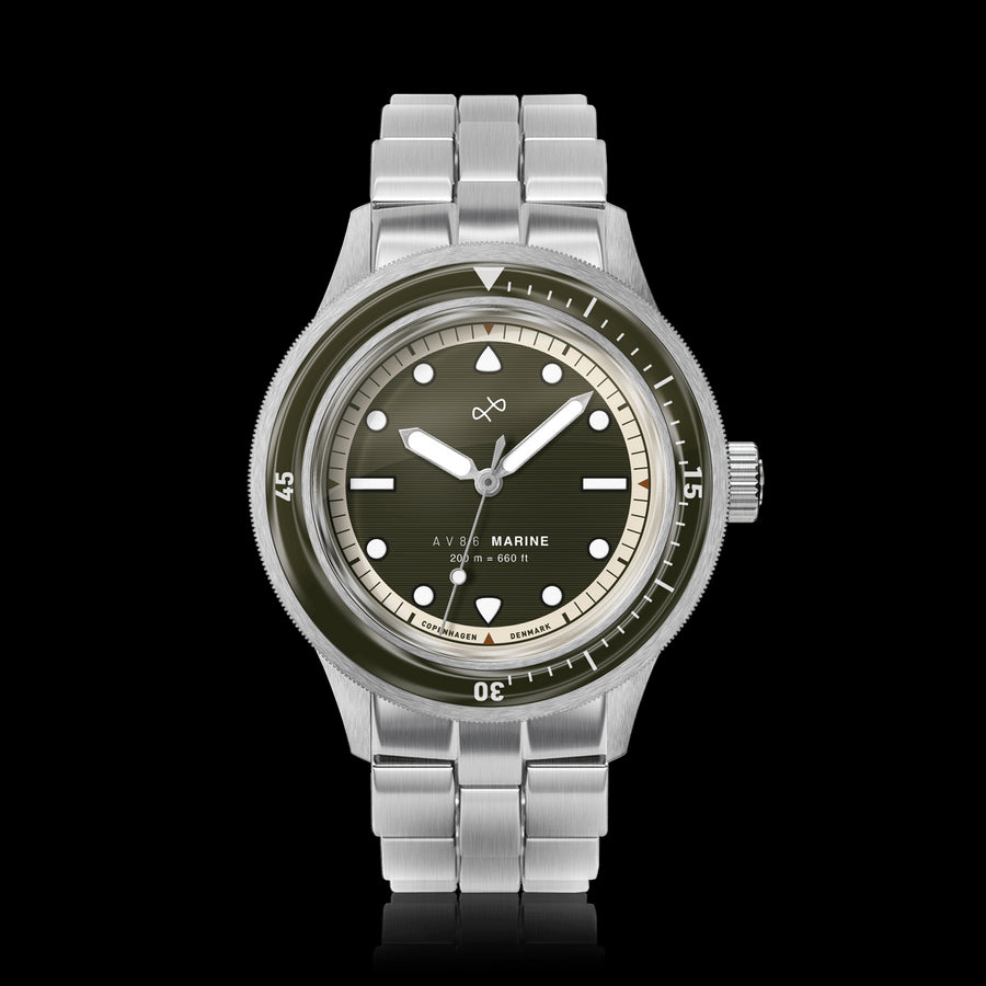 1956 Marine, Steel / Green