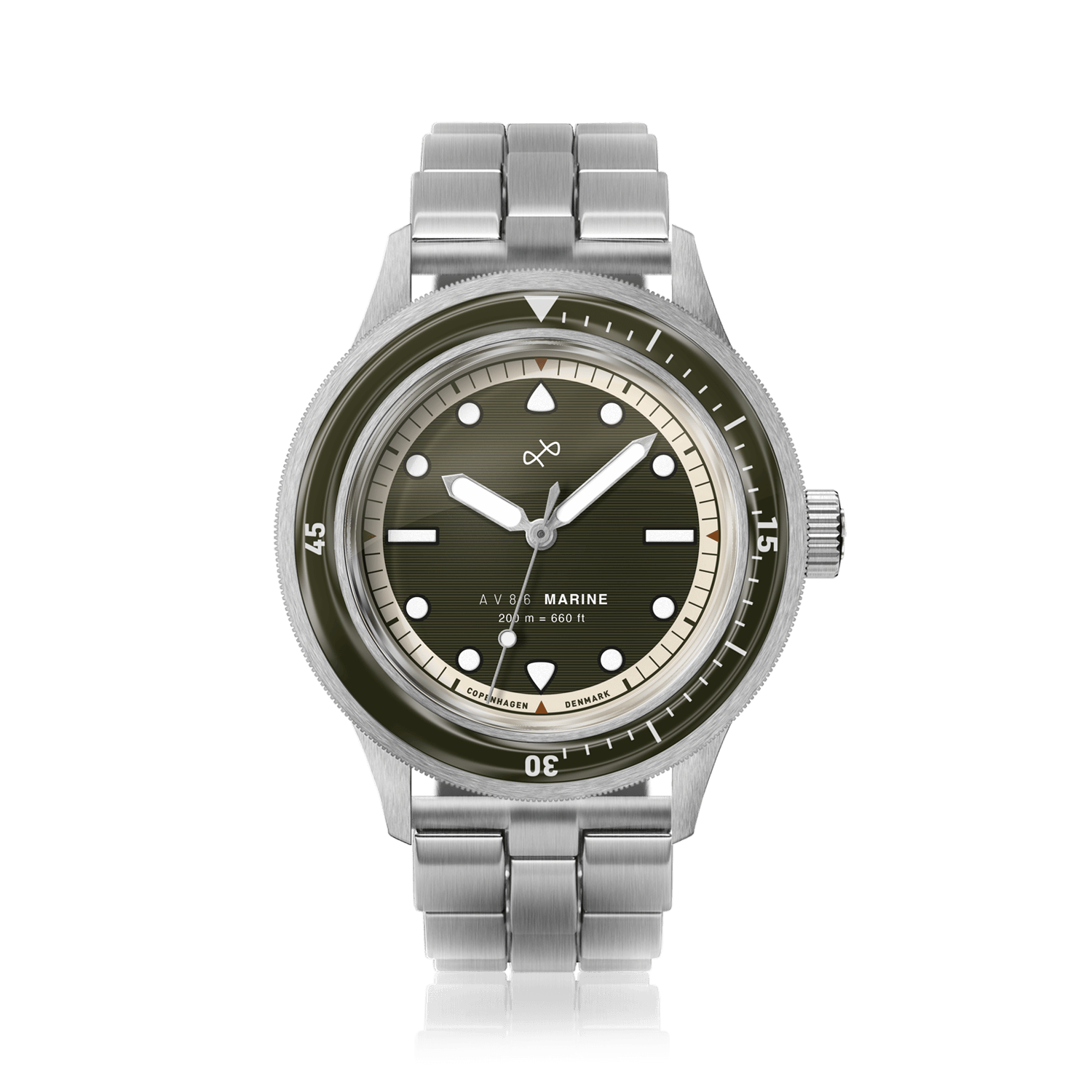 1956 Marine, Steel / Green