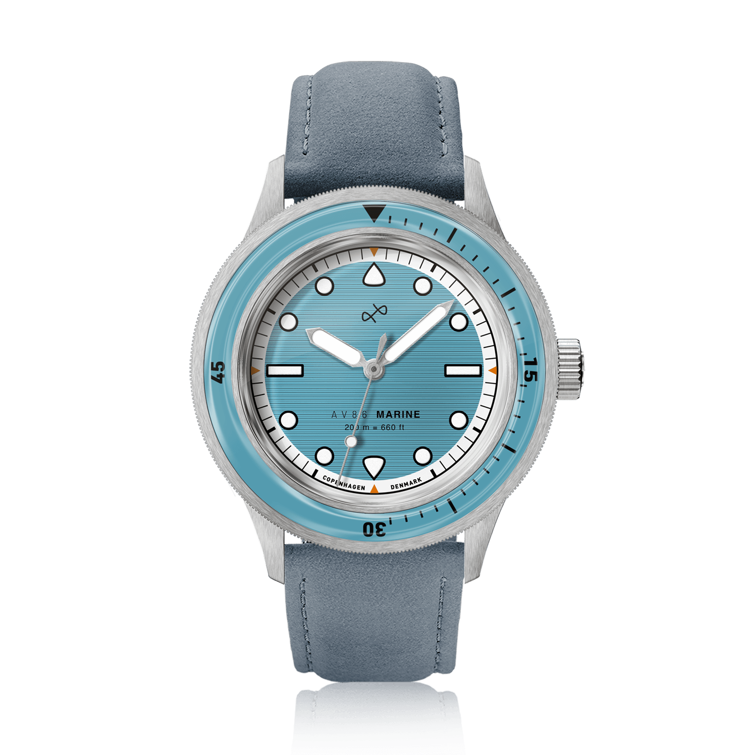 1956 Marine, Steel / Light Blue