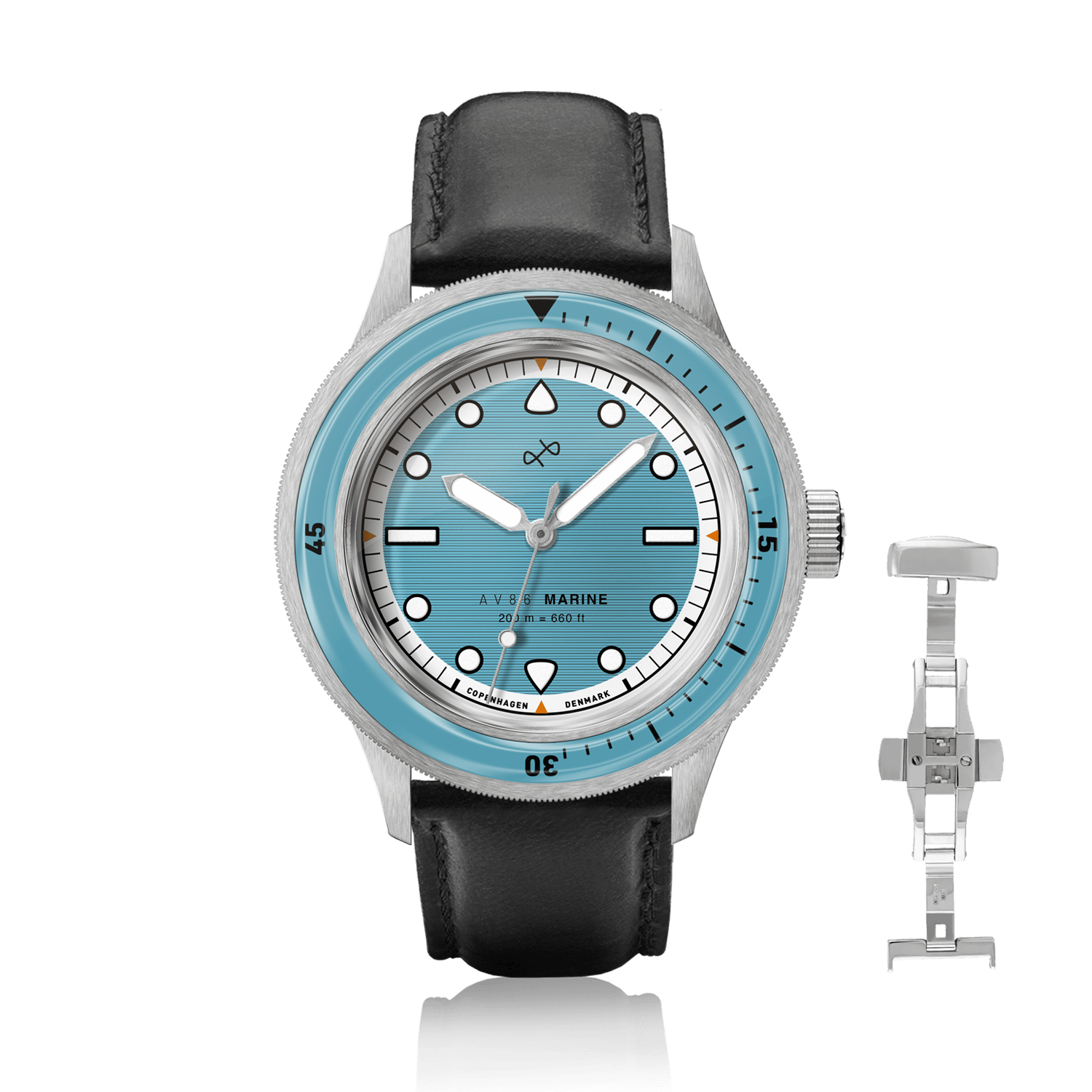 1956 Marine, Steel / Light Blue