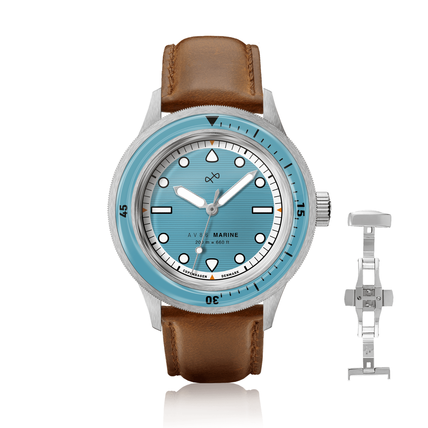 1956 Marine, Steel / Light Blue