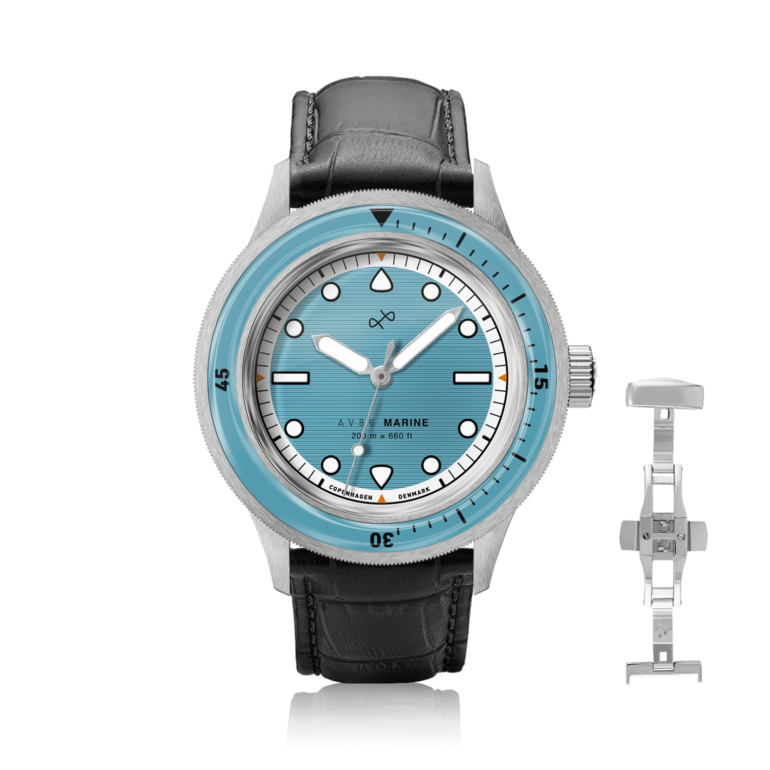 1956 Marine, Steel / Light Blue