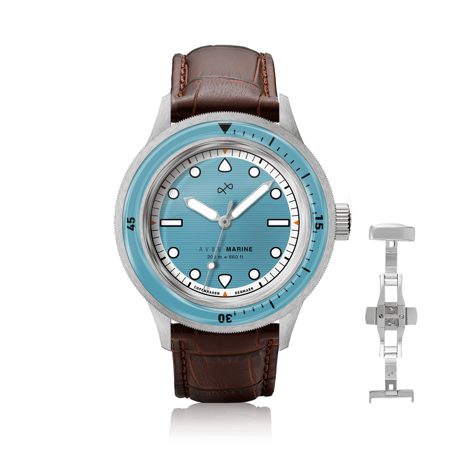1956 Marine, Steel / Light Blue