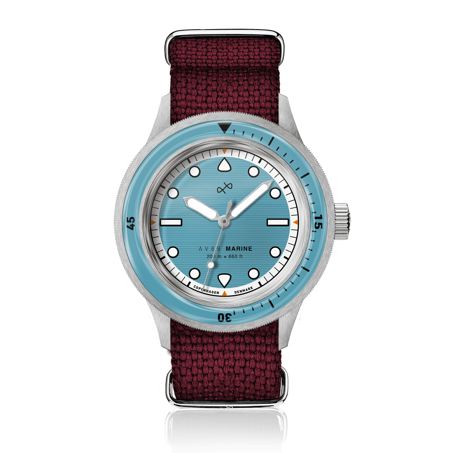 1956 Marine, Steel / Light Blue