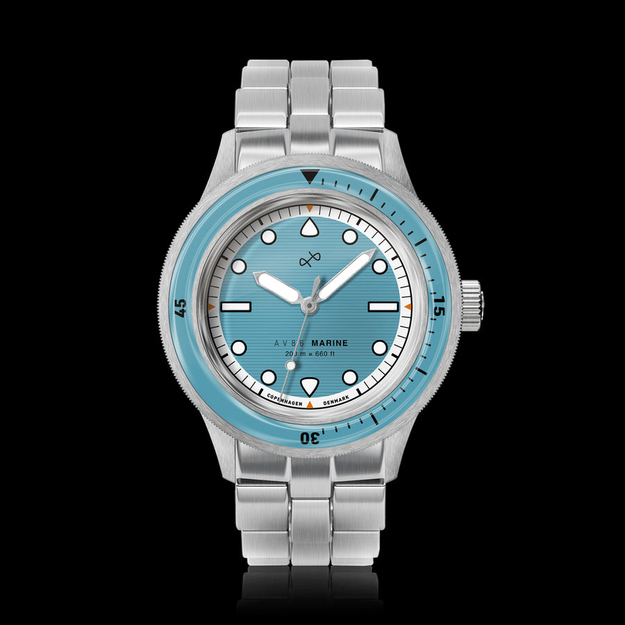 1956 Marine, Steel / Light Blue