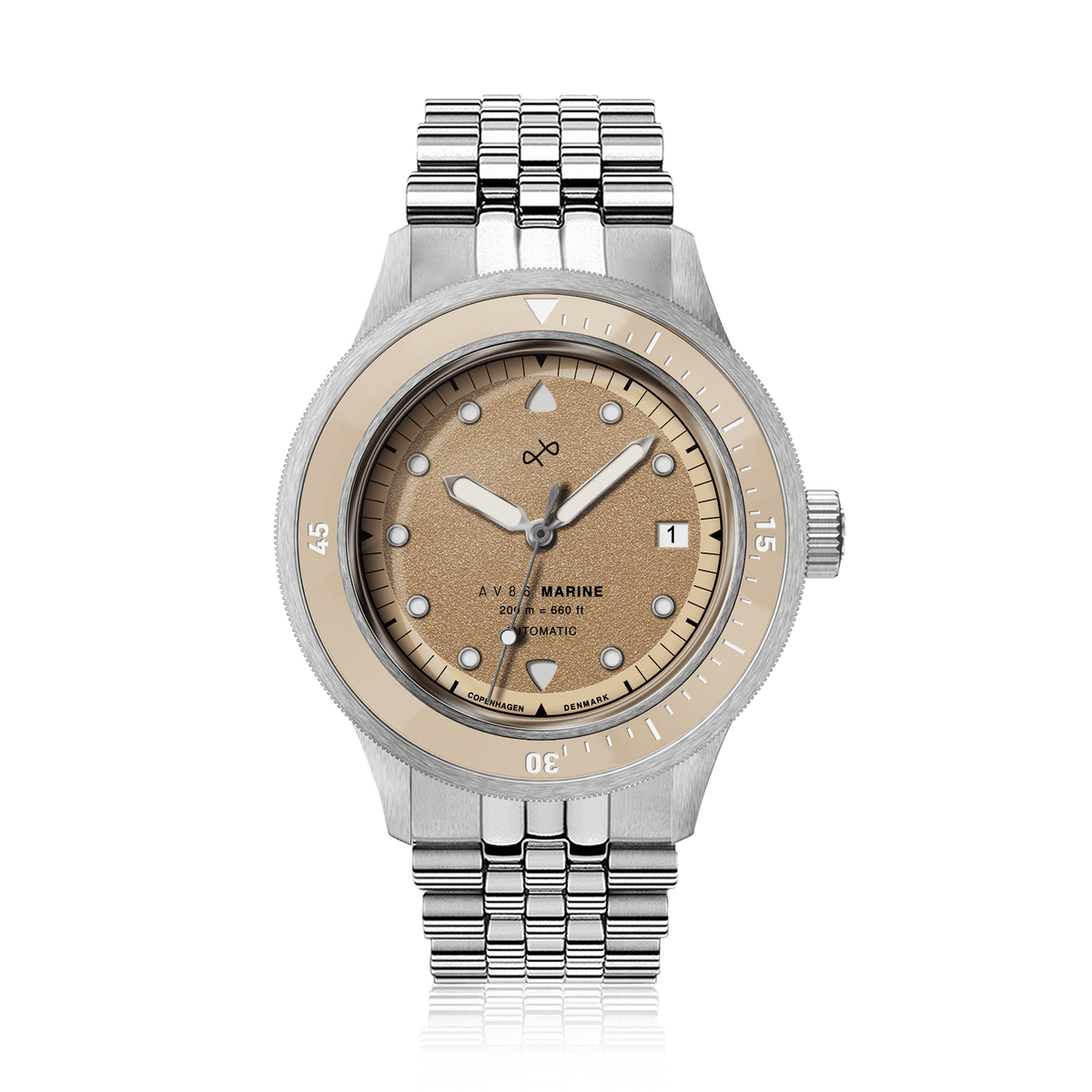 1956 Marine Automatic, Steel / Sand | Free engraving | AV86