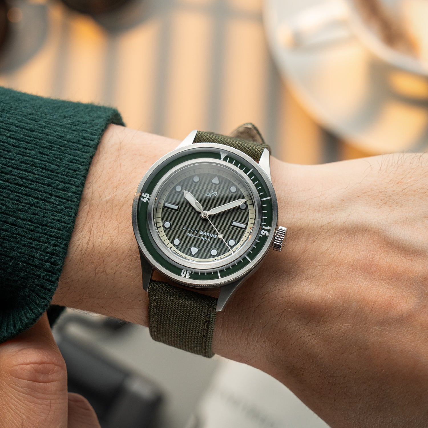 1956 Marine, Steel / Green