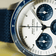 1960 Racing Chronograph, Steel / Navy & White