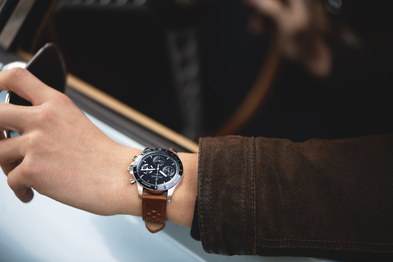 1960 Racing Chronograph, Steel / Midnight Blue