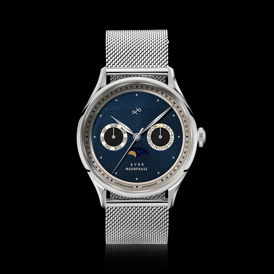 1968 Moonphase, Steel / Dark Blue