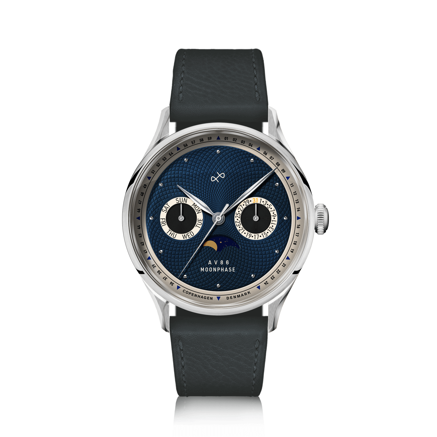 1968 Moonphase, Steel / Dark Blue