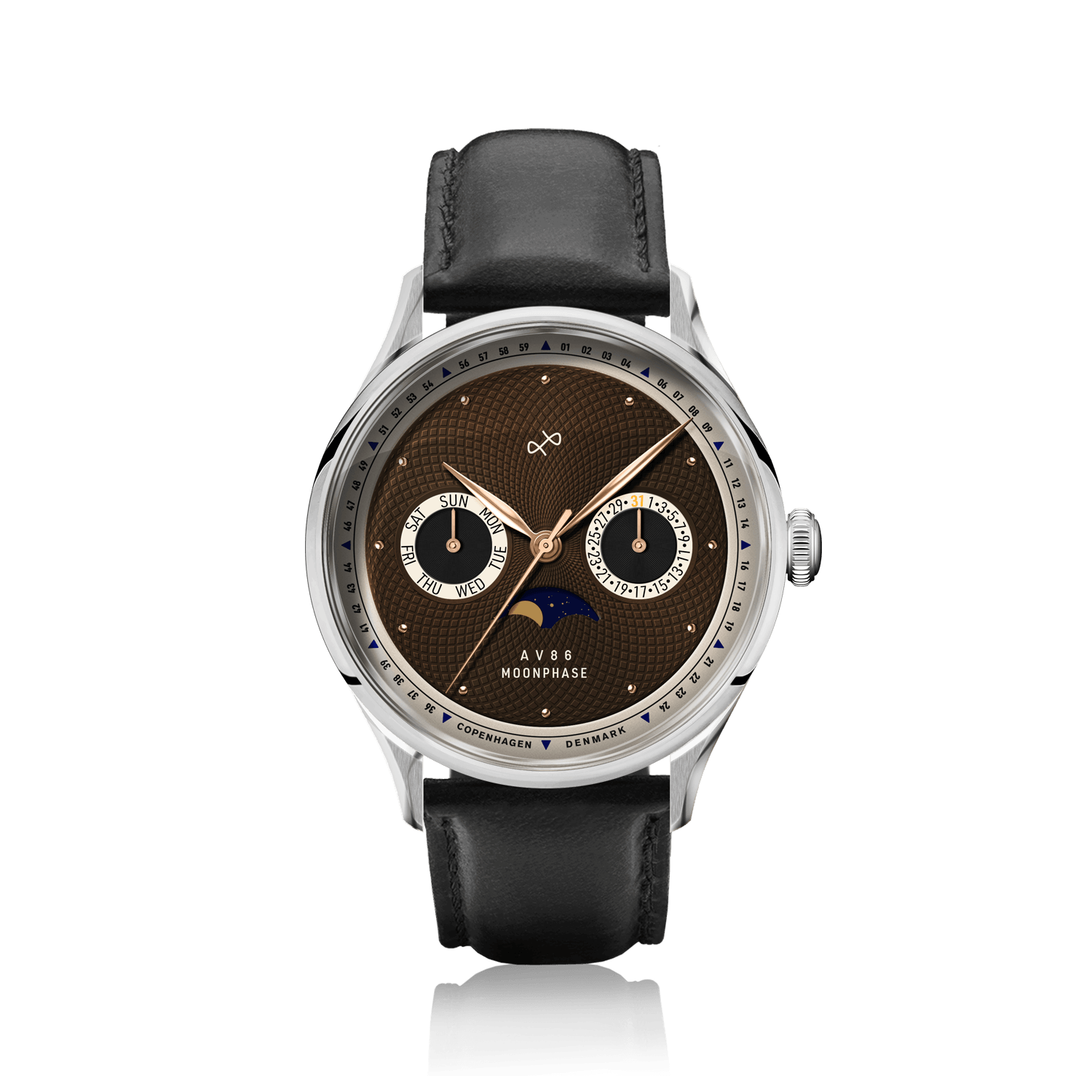 1968 Moonphase, Steel / Brown