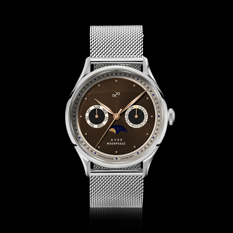 1968 Moonphase, Steel / Brown