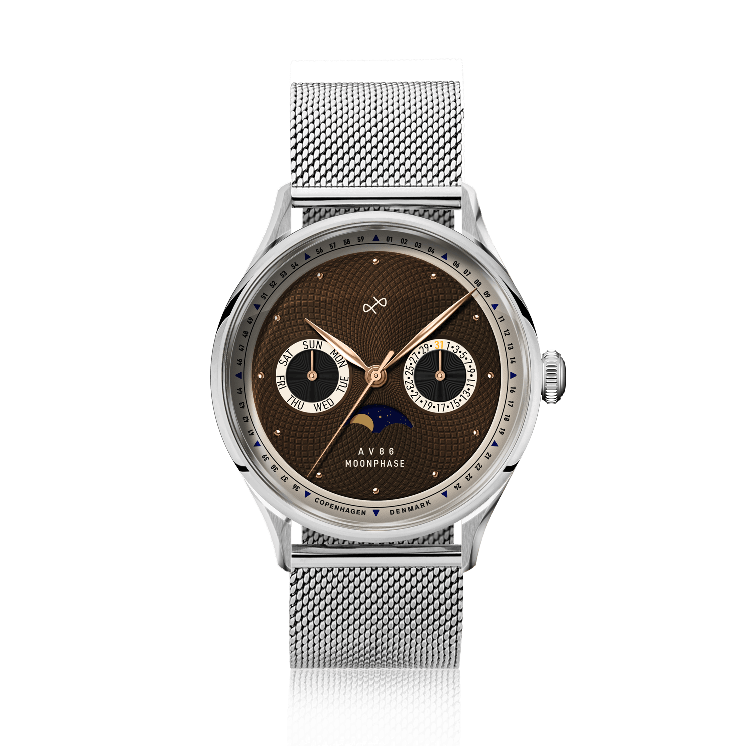 1968 Moonphase, Steel / Brown