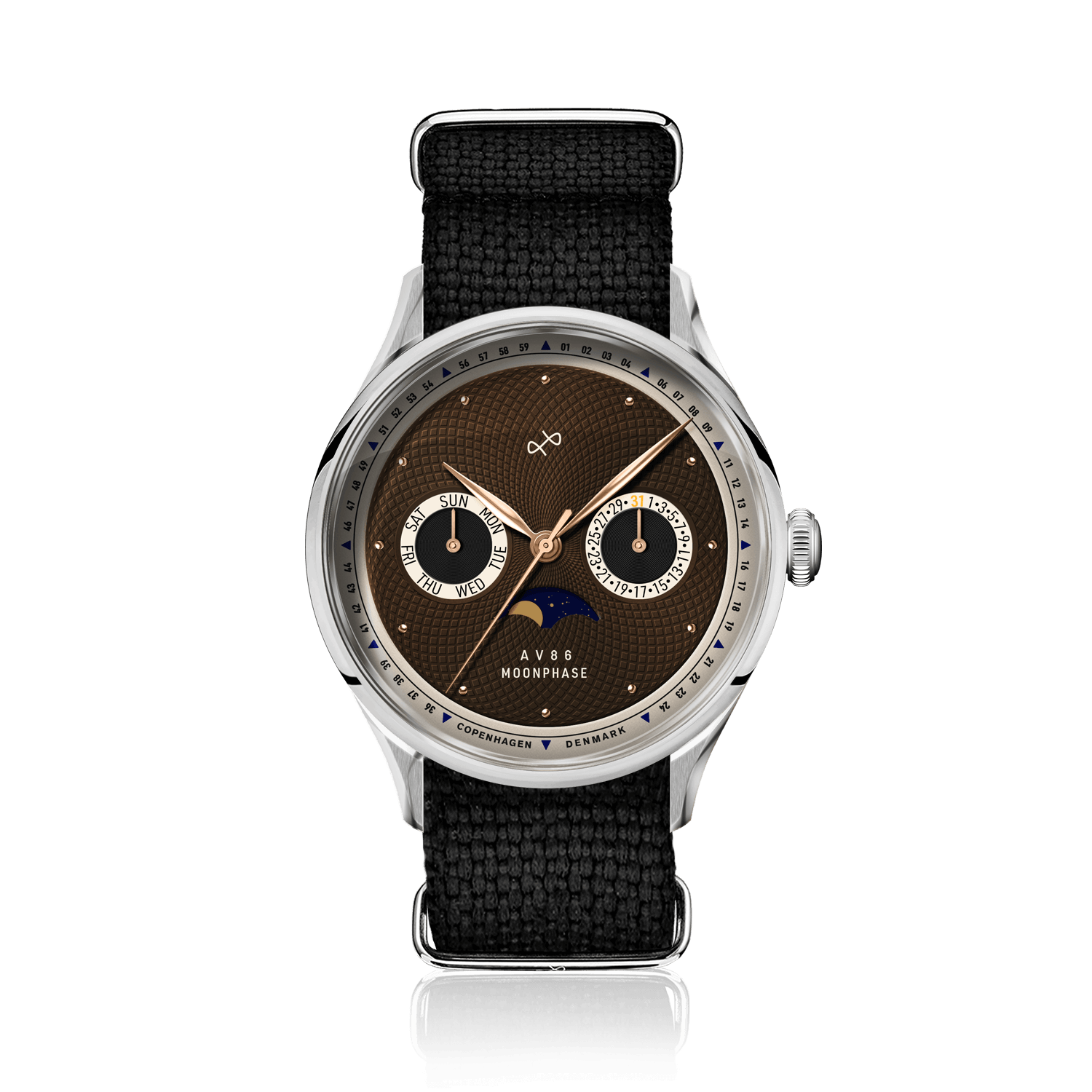 1968 Moonphase, Steel / Brown